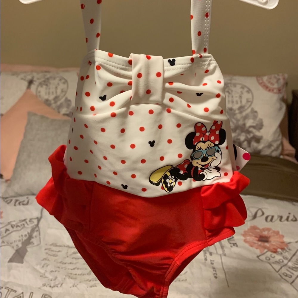 Minnie Mouse baby bathing suit